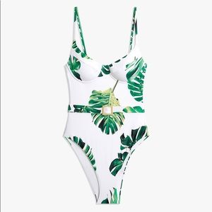 Danielle One Piece Swimsuit / Palm Leaves